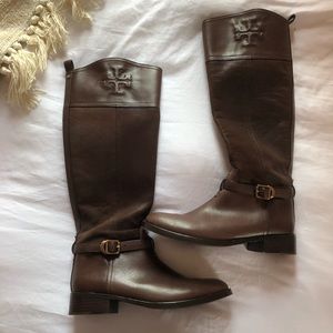 Tory Burch leather riding boots